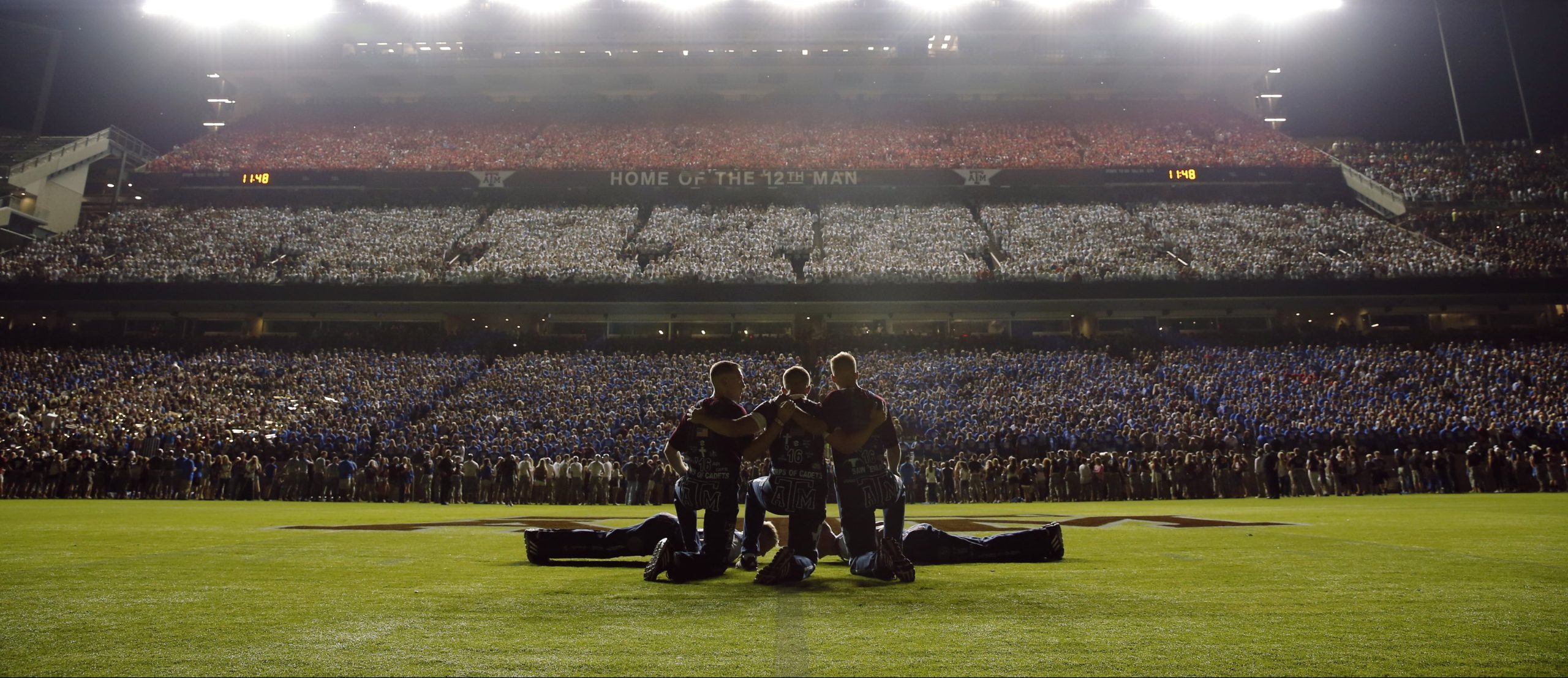 Midnight Yell Practice before a football game against Ball State.